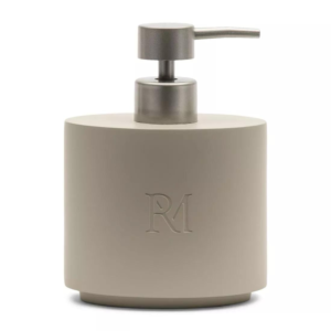 RM monogram soap dispenser from Rivièra Maison