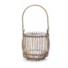 Vertical weave votive from Rivièra Maison in rattan