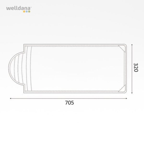 Fiber pool model Dublin 7,05 x 3,2 x 1,55 m - Billede 6