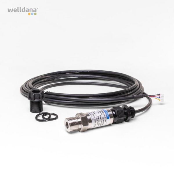 Tryk måler sæt m. 4 meter kabel