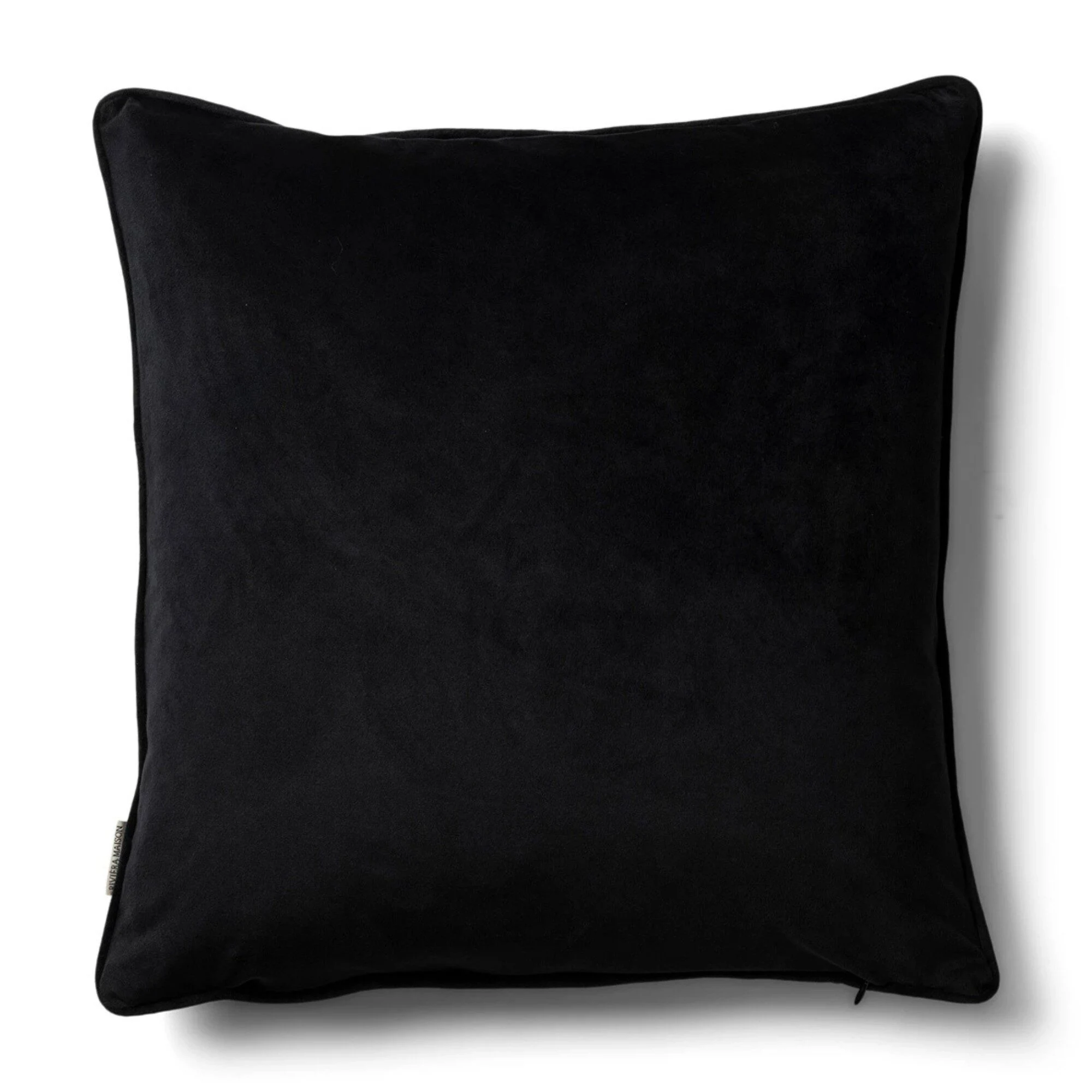 516120 sort pudebetræk i velour, 60 x 60 cm 2